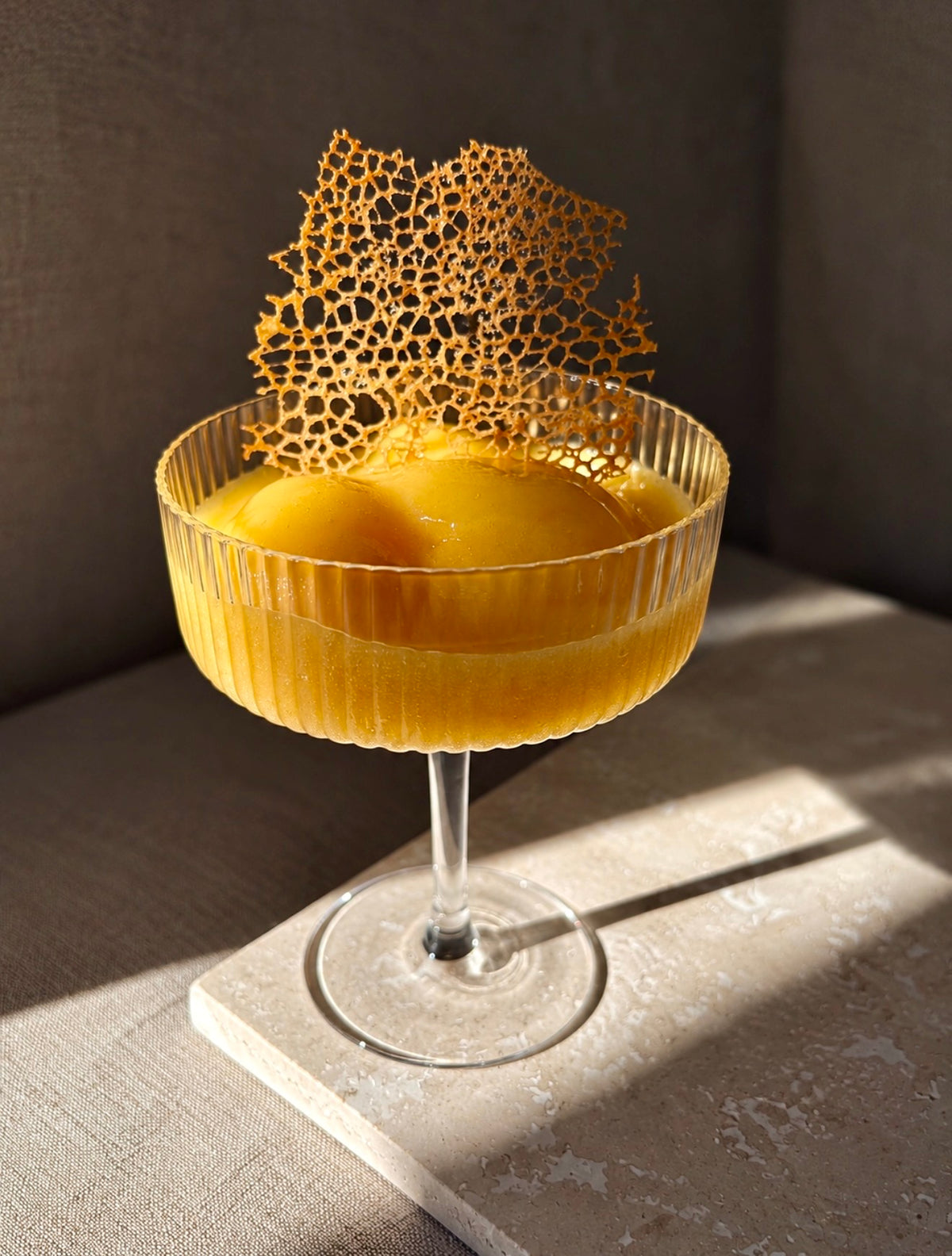 Saffron Cardamom Frozen Bellini