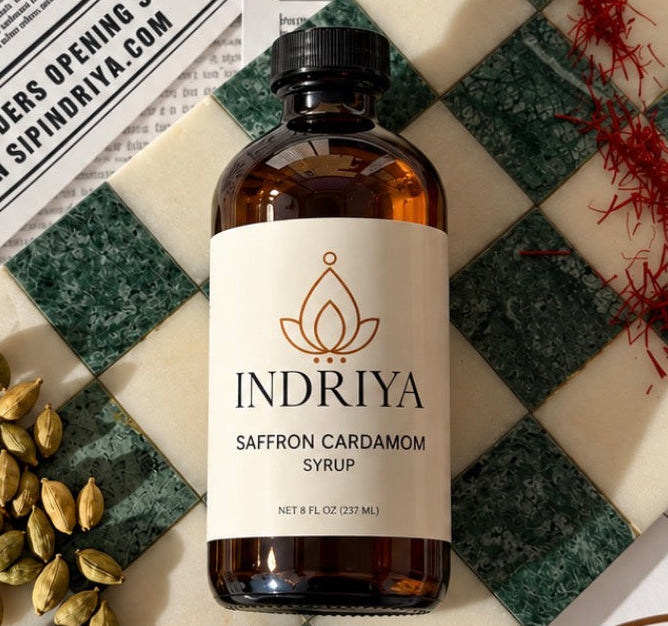 Saffron Cardamom Syrup